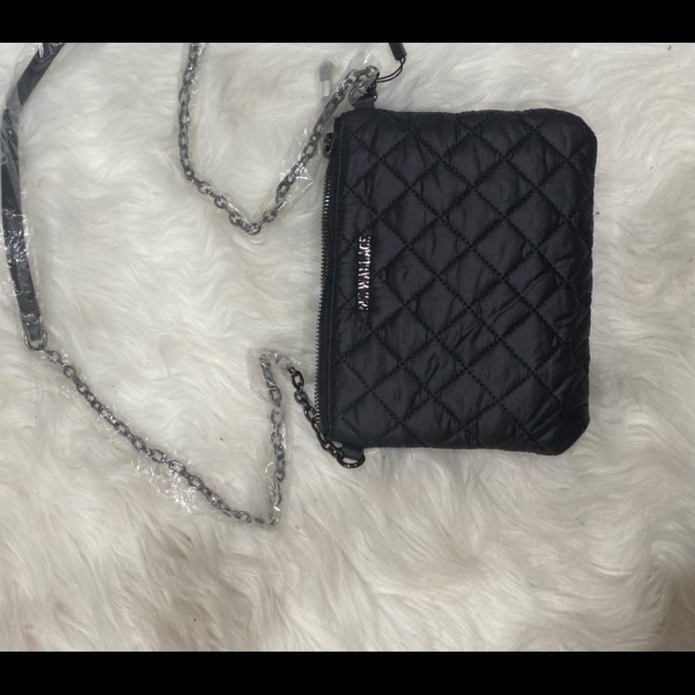 NWT MZ Wallace Nylon Ruby Crossbody - Black